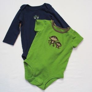 Carter's Mixed Lot 2 Infant One-piece Body Suits